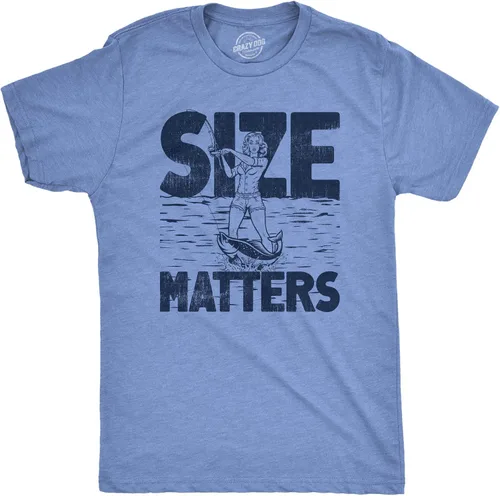 Crazy Dog Mens T Shirt Funny Fishing Joke Tees Novelty Fisherman Shirts