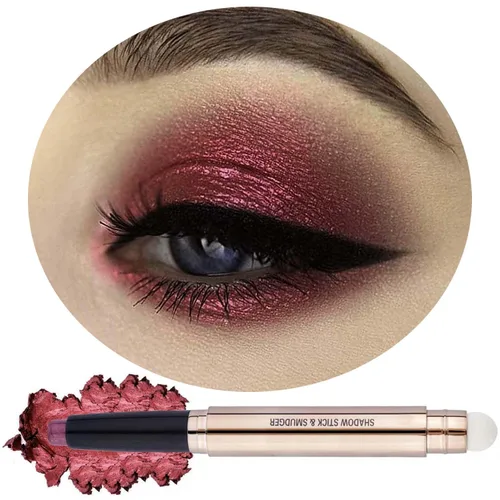 Miniatura 21 de Barra de Sombra de Ojos Negra, Lápiz de Sombra de Ojos Individual Cremoso Suave con Brillo, Barra Iluminadora de Sombra de Ojos Hipoalergénica Negro