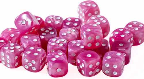 Miniatura 22 de Paquete de 25 dados D6 de 0.472 pulgadas, colección a juego de 6 dados con pipas (granito amarillo y negro)