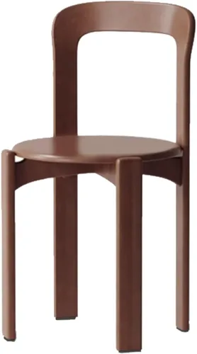 Miniatura 19 de Silla de comedor moderna y versátil, sillas de cocina con marco de madera apilable, silla lateral sin brazos, taburete para el hogar para habitación