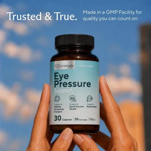 Miniatura 8 de Sunergetic Suplemento prémium para apoyar la presión ocular, suplemento para la presión ocular con azafrán, luteína, zeaxantina, arándano y corteza