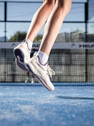 Miniatura 7 de HEAD Zapato de pádel Motion Pro 1.5 para mujer, ajuste ligero, transpirable, soporte bloqueado, cojín sensible, agarre