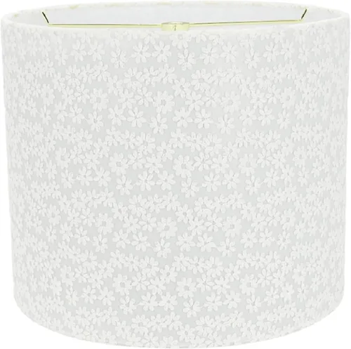 Miniatura 16 de Aspen Creative 31090A pantalla para lámpara de araña de transición con forma de cilindro en color beige, 12 pulgadas de ancho (12 x 12 x 10 pulgadas)