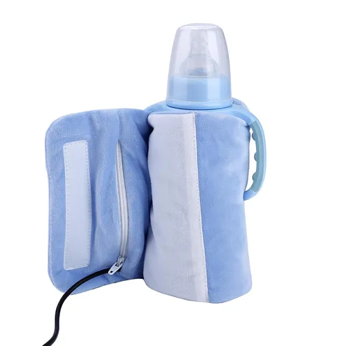 Calentador portátil de alimentos para bebés, calentador de biberones, calentador de biberones para leche materna y fórmula, calentador de leche USB,
