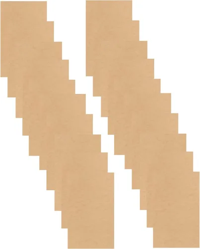 Miniatura 10 de 10 tableros de MDF de 12 x 19 pulgadas, 0.236 in y 1/4 de pulgada (tablero de fibra de densidad media), listo para Glowforge, sin terminar