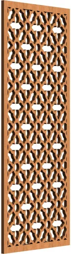 Miniatura 46 de Madison Paneles de pared decorativos de madera con calado, 9 3/8 pulgadas de ancho x 24 3/8 pulgadas de alto x 3/8 de alto, roble rojo rojo (Red Oak)