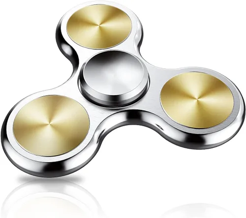 Miniatura 11 de ATESSON Spinner Fidget juguete, 3 a 5 minutos de giro, ultra duradero de acero inoxidable, rodamientos de alta velocidad de precisión