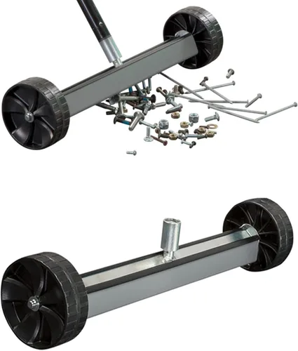Miniatura 9 de Kit combinado de imán de liberación rápida 2 en 1, barredora magnética de 14 pulgadas y disco de 3 pulgadas para una fácil limpieza de residuos