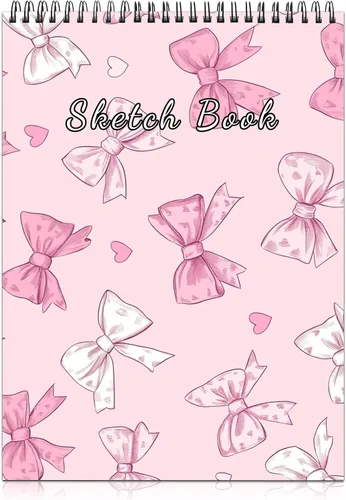 Miniatura 15 de Deokke Cuaderno de bocetos encuadernado en espiral, 9 x 12 pulgadas, papel grueso de 3.53 oz/m², 50 hojas y 100 páginas, libro de bocetos