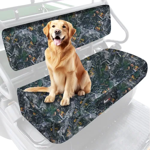 StarknightMT Funda para Asiento de Banco Compatible con Kawasaki Mule 600/610 2005-2016 y Mule SX 2017-2023, Funda de Asiento UTV Impermeable de Camo