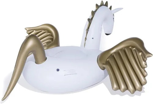 Miniatura 8 de Pegaso gigante, flotador de piscina inflable con válvulas rápidas para fiesta de verano en piscina al aire libre, decoraciones, juguetes para niños