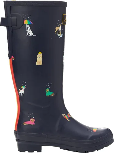 Miniatura 6 de Joules Welly Print - Perro arcoíris azul marino 6 B (M), Navy Rainbow Dog, 6