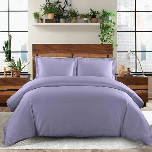 Miniatura 13 de Royal Hotel Bedding Funda de edredón de 500 hilos, 100% algodón, cierre de botón, suave y fresco, juego de funda de edredón de 2 piezas, tamaño Negro