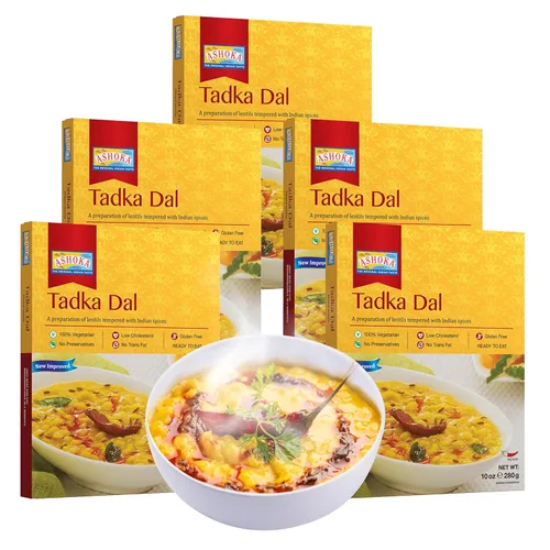Miniatura 23 de Ashoka Comidas indias listas para comer desde 1930, 100% vegetariano Dal Makhani, comida india totalmente natural cocinada tradicionalmente, a base