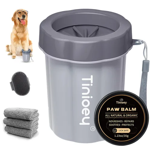 Miniatura 12 de Limpiador de patas de perro Tinioey para perros pequeños, lavador de patas de perro, limpiador de patas fangosas, limpiador de pies para mascotas