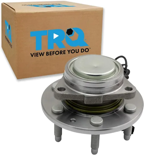 Miniatura 90 de TRQ Cojinete de rueda delantera y conjunto de cubo con sensor ABS compatible con Toyota Sequoia 2008-2022 Tundra 2007-2021