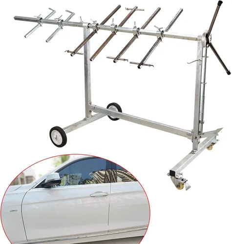 Miniatura 3 de Soporte para pintura de carrocería para automóviles, piezas de carrocería de automóviles, estante de pintura para capó, panel de gancho, soporte