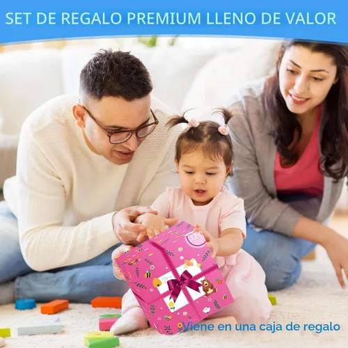 Miniatura 7 de Cubo de Actividades de Madera Juguetes Montessori para Niños Pequeños de 1, 2, 3 Años Regalo de Primer Cumpleaños para Un Año Juguetes