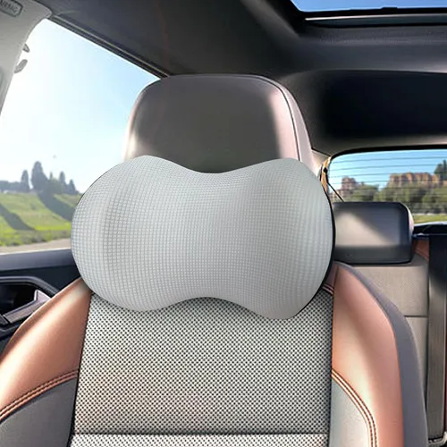 Miniatura 12 de Almohada realmente útil para reposacabezas de coche, almohada para el cuello del coche para dormir con correa ajustable, 100% espuma viscoelástica