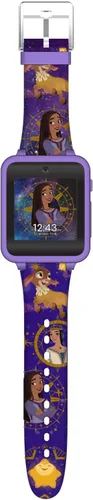 Miniatura 5 de Accutime Disney Wish Purple Asha y Dahlia - Reloj inteligente con pantalla táctil de aprendizaje educativo para niñas, niños, niños pequeños, cámara
