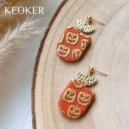 Miniatura 3 de Keoker Hojas de textura de arcilla polimérica, alfombrilla de textura de arcilla de otoño para hacer aretes de joyería, herramientas de aretes
