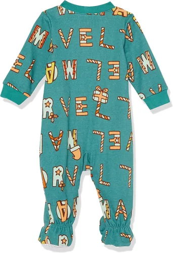 Miniatura 33 de Amazon Essentials Disney Marvel Star Wars - Pijama unisex de algodón con pies para bebés y niños pequeños, paquete múltiple