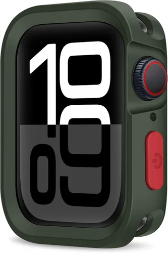 Miniatura 11 de Carcasa resistente compatible con Apple Watch Case de 1.77 pulgadas y 1.73 pulgadas, Series 9/8/7/6/5/4/SE3/2/1, funda protectora de poliuretano