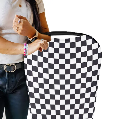 Miniatura 4 de Little Jump Funda multiusos para asiento de automóvil para bebé, funda de lactancia transpirable, toldo de asiento de coche de alta elasticidad