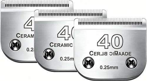 Miniatura 33 de 3 piezas 30 cuchillas para cortapelos de aseo canino Compatibles con Andis Pet Clipper/Oster A5/Wahl KM Series Cortapelo para perros, cuchilla