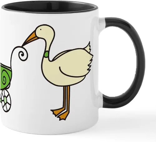 Miniatura 13 de CafePress Mug Stork - Taza de café de cerámica (11.0 fl oz)