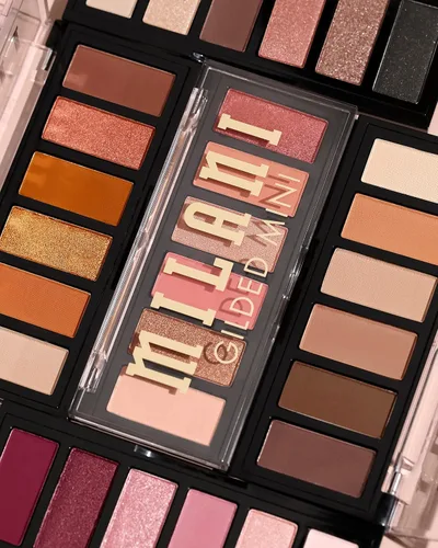 Miniatura 8 de Milani Mini paleta de sombras de ojos dorada con 6 tonos mate y brillantes, Call Me Old-Fashioned Llámame a la antigua