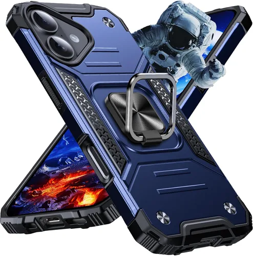 Miniatura 63 de Anqrp Funda resistente para iPhone 6/7/8/SE/SE2 con soporte de anillo mejorado y agarre, grado militar, a prueba de golpes, resistente y robusta