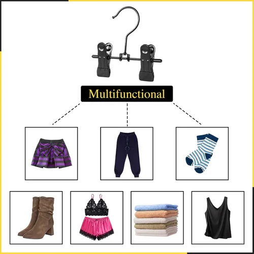 Miniatura 6 de Paquete de 20 ganchos para botas para colgar en el armario, ganchos para sombreros, pantalones, toallas, calcetines, bolsos, bolsos, ropa