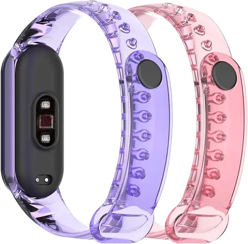 Miniatura 13 de Senter Correa de repuesto de silicona suave para Xiaomi Mi Band 5 / Mi Band 6 Smart Watch Negro