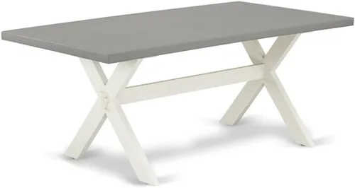 Miniatura 20 de East West Furniture VT026 Mesa de comedor estilo V – una mesa de cocina rectangular con patas elegantes, 36 x 60 pulgadas, multicolor
