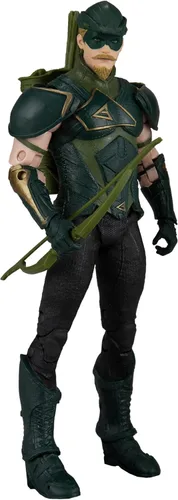 Miniatura 3 de McFarlane Toys - Figura DC Direct Gaming de 7 pulgadas con cómic - Injustice 2 WV1 - Green Arrow Flecha verde