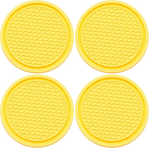 Miniatura 20 de 2 piezas posavasos para portavasos de automóvil, posavasos universales antideslizantes para portavasos de automóvil, 2.75 pulgadas posavasos