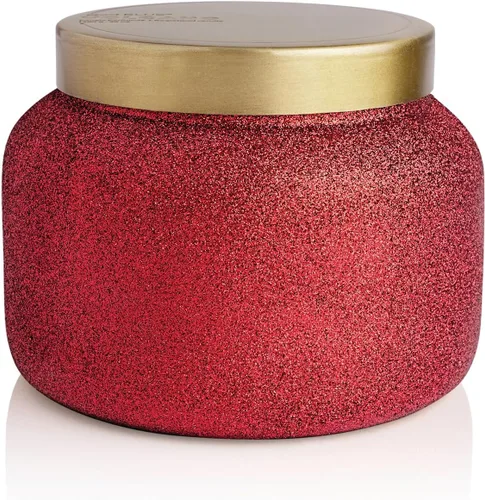 Miniatura 14 de Capri Blue Signature Glam Vela en Frasco - Mezcla de Cera de Soja de Larga Duración - Velas con Purpurina para el Hogar Perfumadas con Aromas