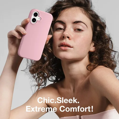 Miniatura 757 de GONEZ Funda de silicona para iPhone 15 Pro Max, compatible con Magsafe, protector de cámara + protector de pantalla, forro de microfibra suave