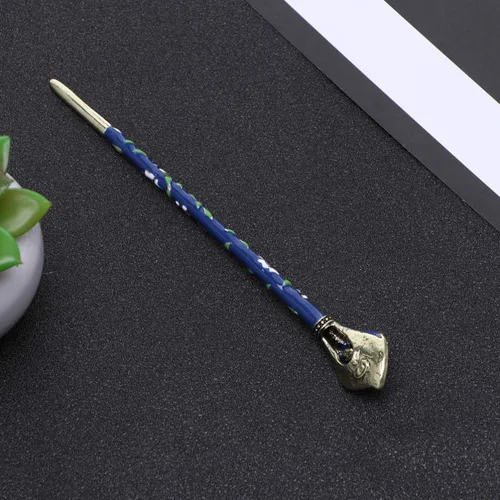 Miniatura 3 de Happyyami Pinzas para el pelo de boda Retro Cloisonne Metal aleación pelo palillo decorativo fiesta disfraz accesorios para el cabello damas mujeres
