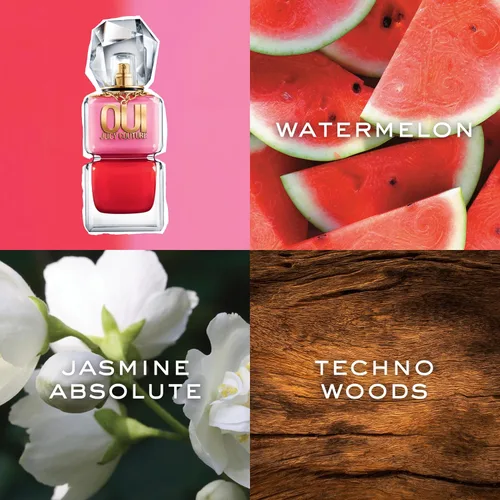 Miniatura 3 de Juicy Couture Oui Eau De Parfum, Women's Perfume with Notes of Watermelon, Jasmine & Techno Woods - Fruity & Floral Perfume for Women