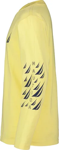 Miniatura 2 de Nautica Camiseta de manga larga con logotipo en el pecho para niño