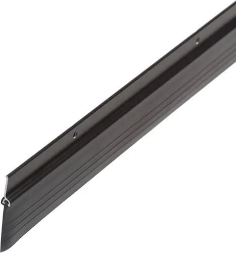 Miniatura 2 de M-D Building Products 69620 Barrido de puerta de 48 pulgadas de aluminio y vinilo plateado, resistente, de montaje con tornillo
