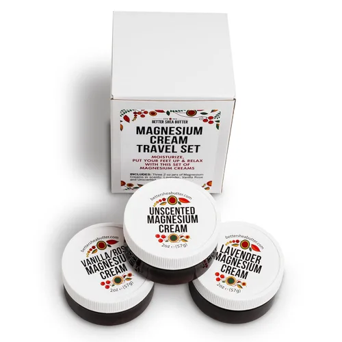 Miniatura 10 de Better Shea Butter Loción de magnesio para mujer Rosa de vainilla Para embarazo, niños y bebés Alivia la tensión muscular y los calambres