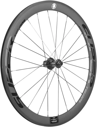 Miniatura 4 de Superteam Ruedas de Bicicleta de Carretera de Fibra de Carbono 700C, Juego de Ruedas Clincher de 50mm, Mate de 23 de Ancho Negro brillante