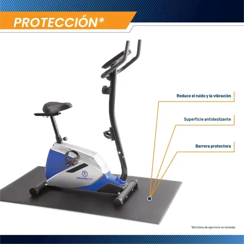 Miniatura 6 de Marcy Esterilla de Equipo de Fitness y Protector de Suelo Compatible con Cintas de Correr, Elípticas, Bicicletas Estáticas, Bicicletas Estacionarias