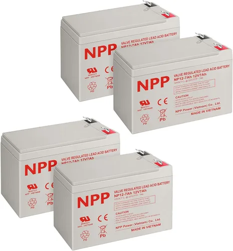 Miniatura 13 de NPP Batería recargable AGM SLA de 12V 7Ah T1 8PCS