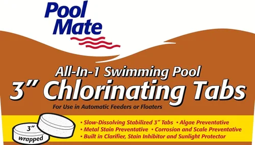Miniatura 4 de Pool Mate cloro en tabletas para alberca todo en 1, 3 pulgadas