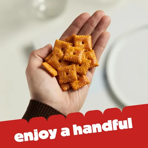 Miniatura 7 de Cheez-It Galletas de queso, galletas horneadas, aperitivos para el almuerzo, originales (6 bolsas)