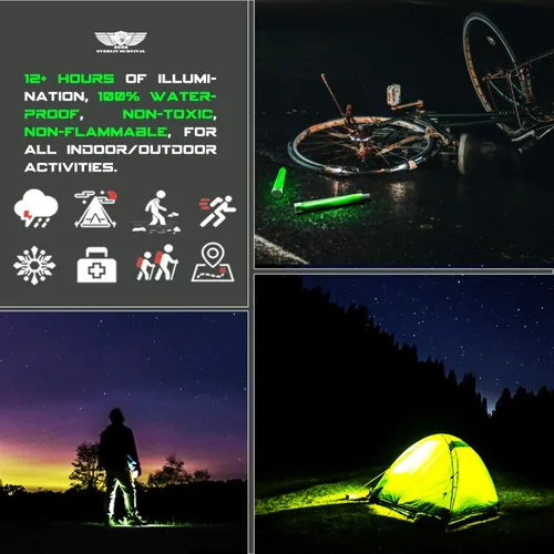 Miniatura 2 de EVERLIT Barras luminosas de emergencia de supervivencia - Barras de luz de 6 pulgadas para kit de primeros auxilios, kit de supervivencia, camping